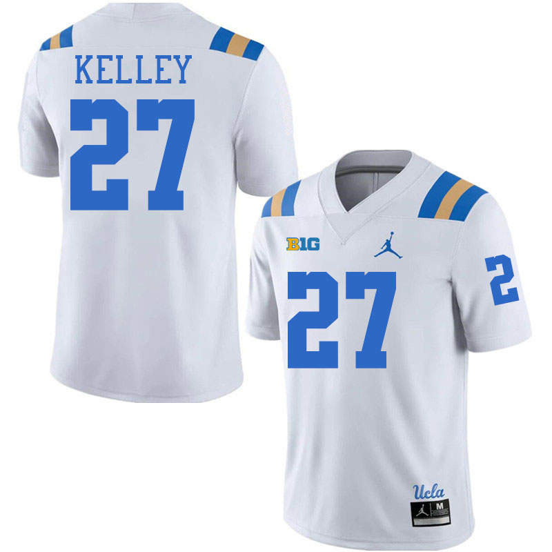 Joshua Kelley UCLA Jersey,UCLA Bruins #27 Joshua Kelley Jersey Youth College Football Uniforms-White